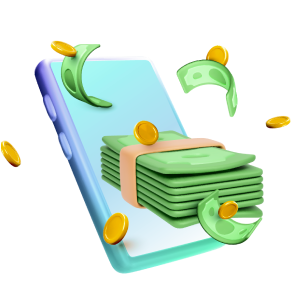 tablet and cash