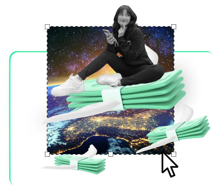 liza riding on money
