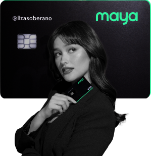 Liza holding Maya Card
