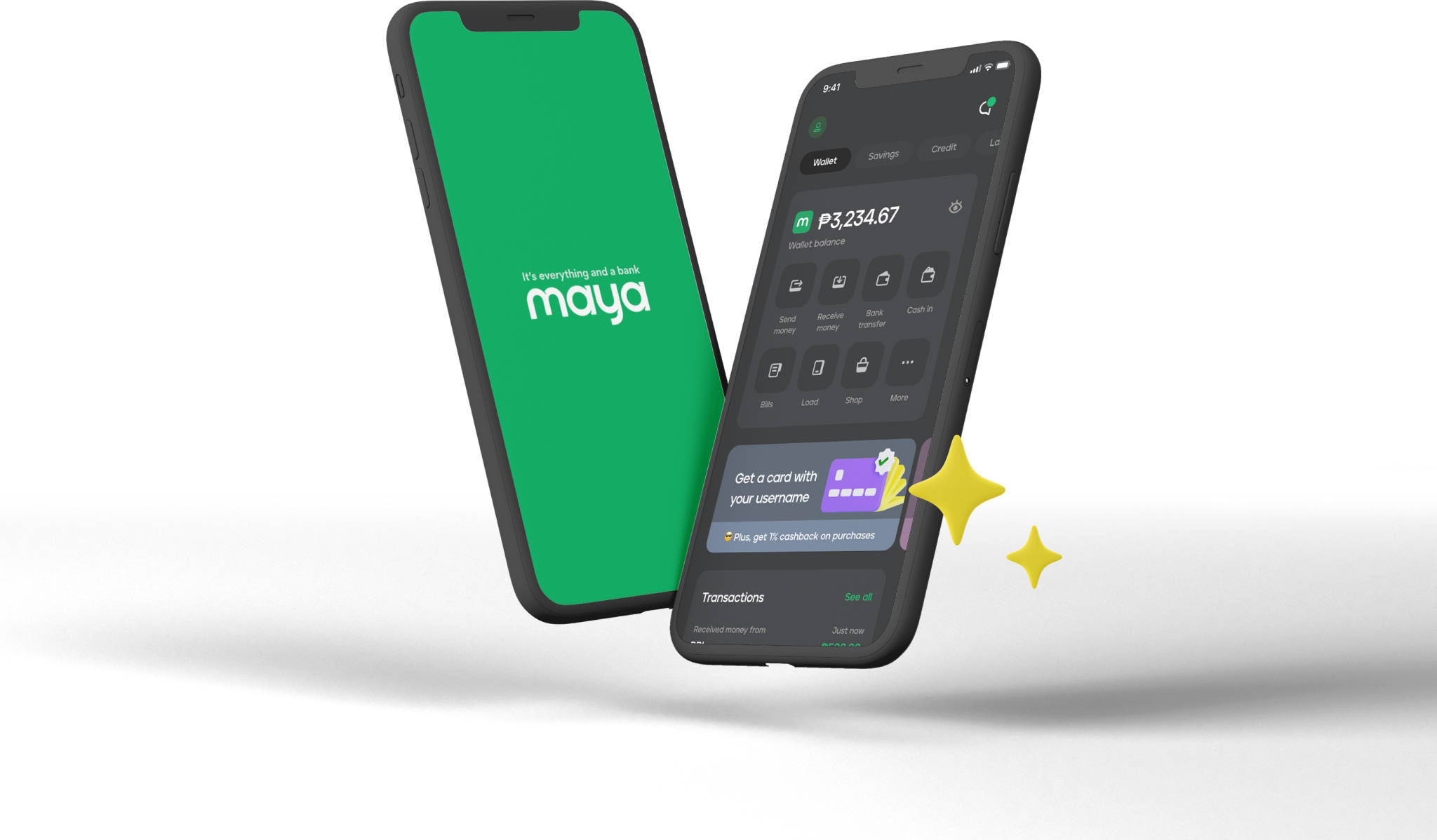maya savings on maya app mobile