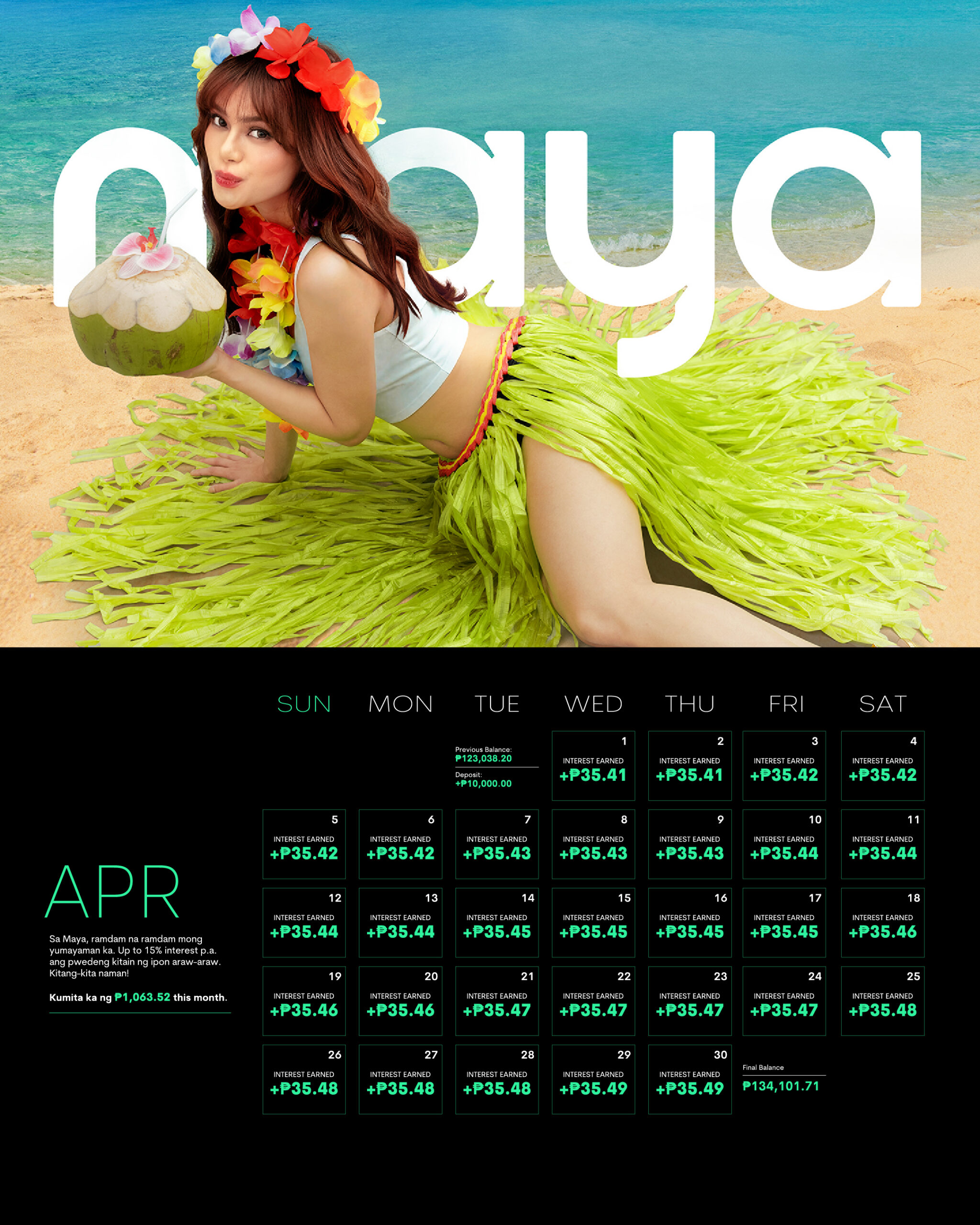 MAYA 2026 CALENDAR MARIS 4X5 FA PATH_APR